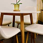 Set Comedor Redondo de Cuarzo + 4 Sillas Eames - Miniatura 2