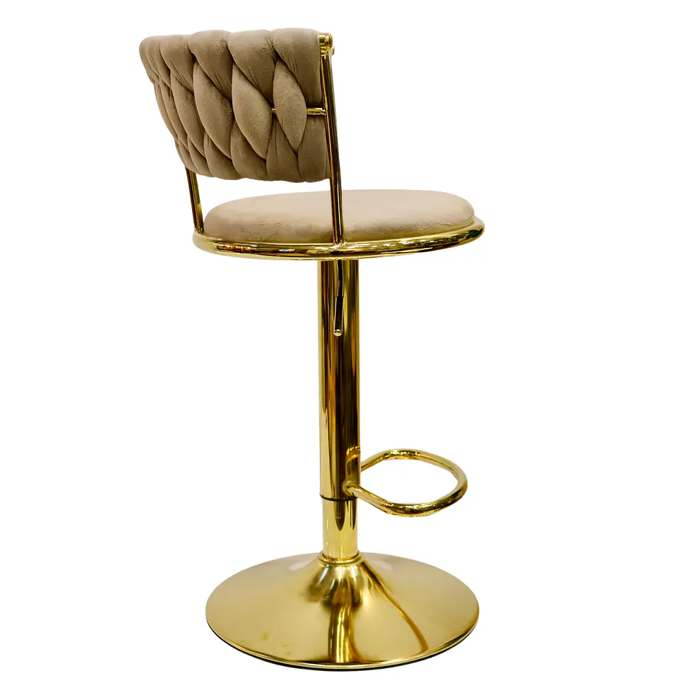 Taburete Luxury Regulable & Giratorio Velvet 2