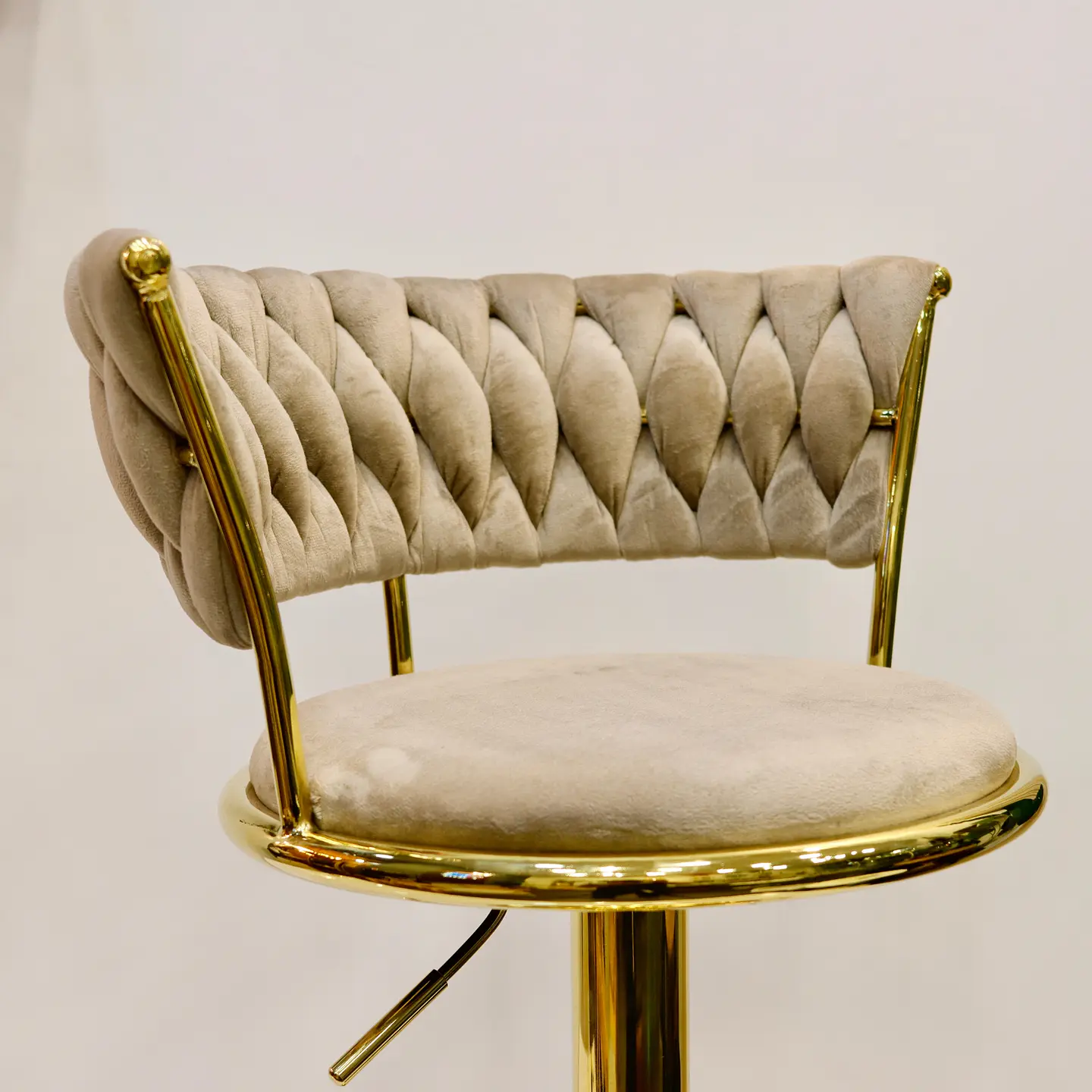 Taburete Luxury Regulable & Giratorio Velvet 6