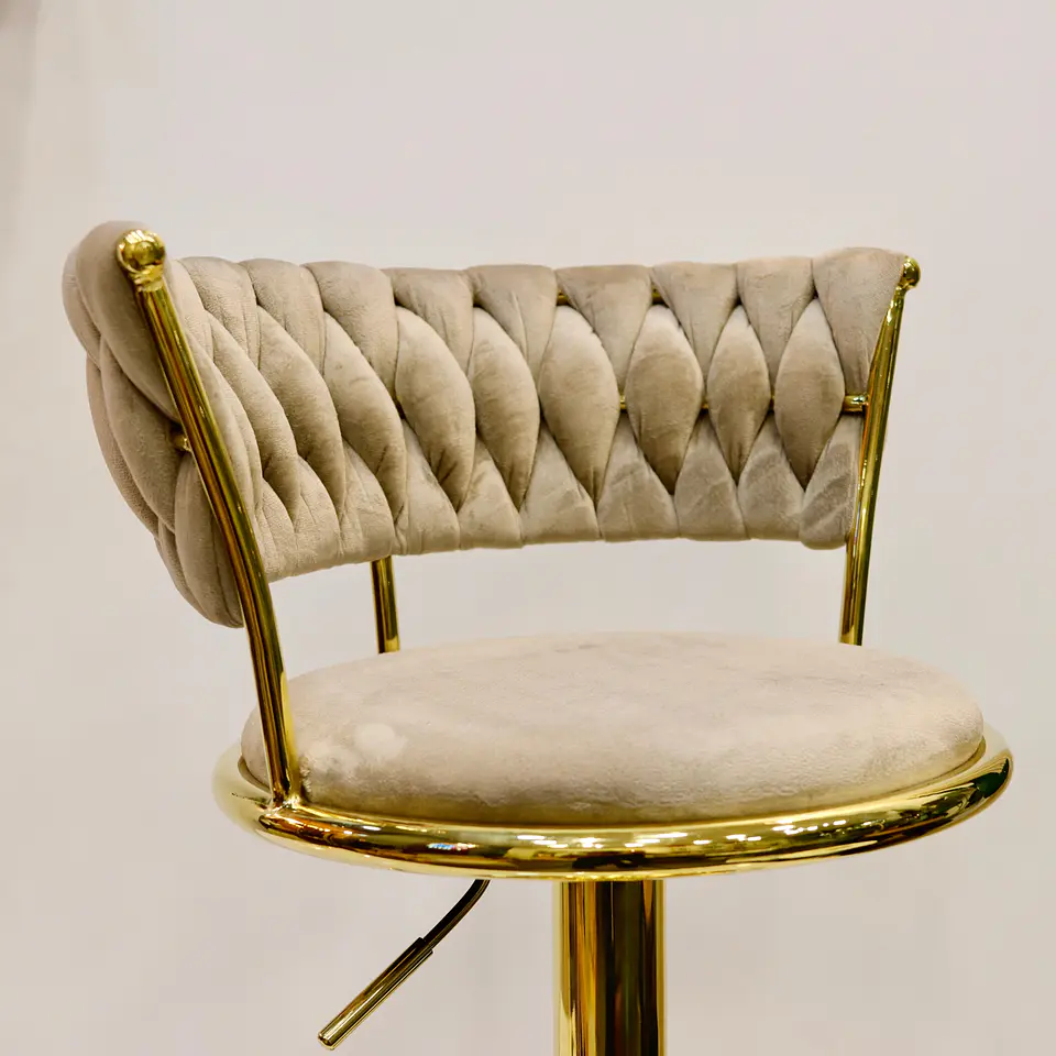Taburete Luxury Regulable & Giratorio Velvet 6