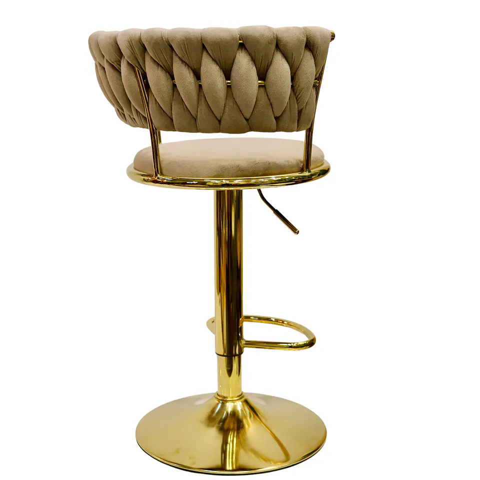 Taburete Luxury Regulable & Giratorio Velvet 4