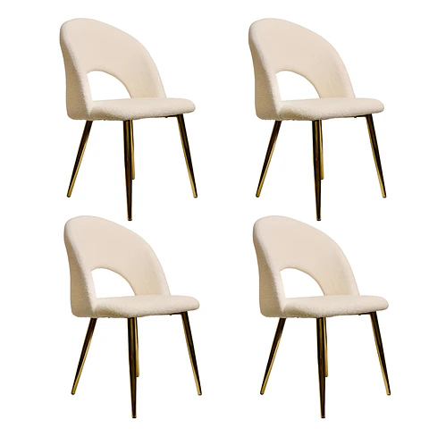 Pack 4 Sillas Lana Bouclé