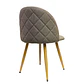Comedor Rectangular Vidrio 140x80cm + 6 Sillas Velvet Oak Gris  - Miniatura 12