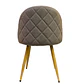 Comedor Redondo Tulip Wood Base Blanca 100cm + 4 Sillas Lino - Miniatura 18