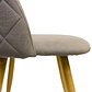 Comedor Redondo Tulip Wood Base Blanca 100cm + 4 Sillas Lino - Miniatura 20