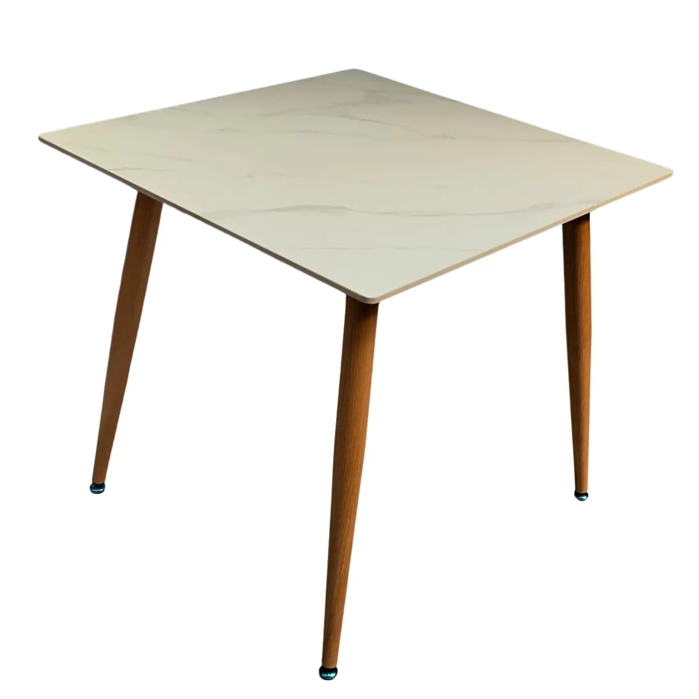 Mesa de Comedor Cuadrada de Cuarzo Calacatta Soft 80x80cm 8