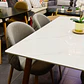 Mesa de Comedor Cuadrada de Cuarzo Calacatta Soft 80x80cm - Miniatura 6