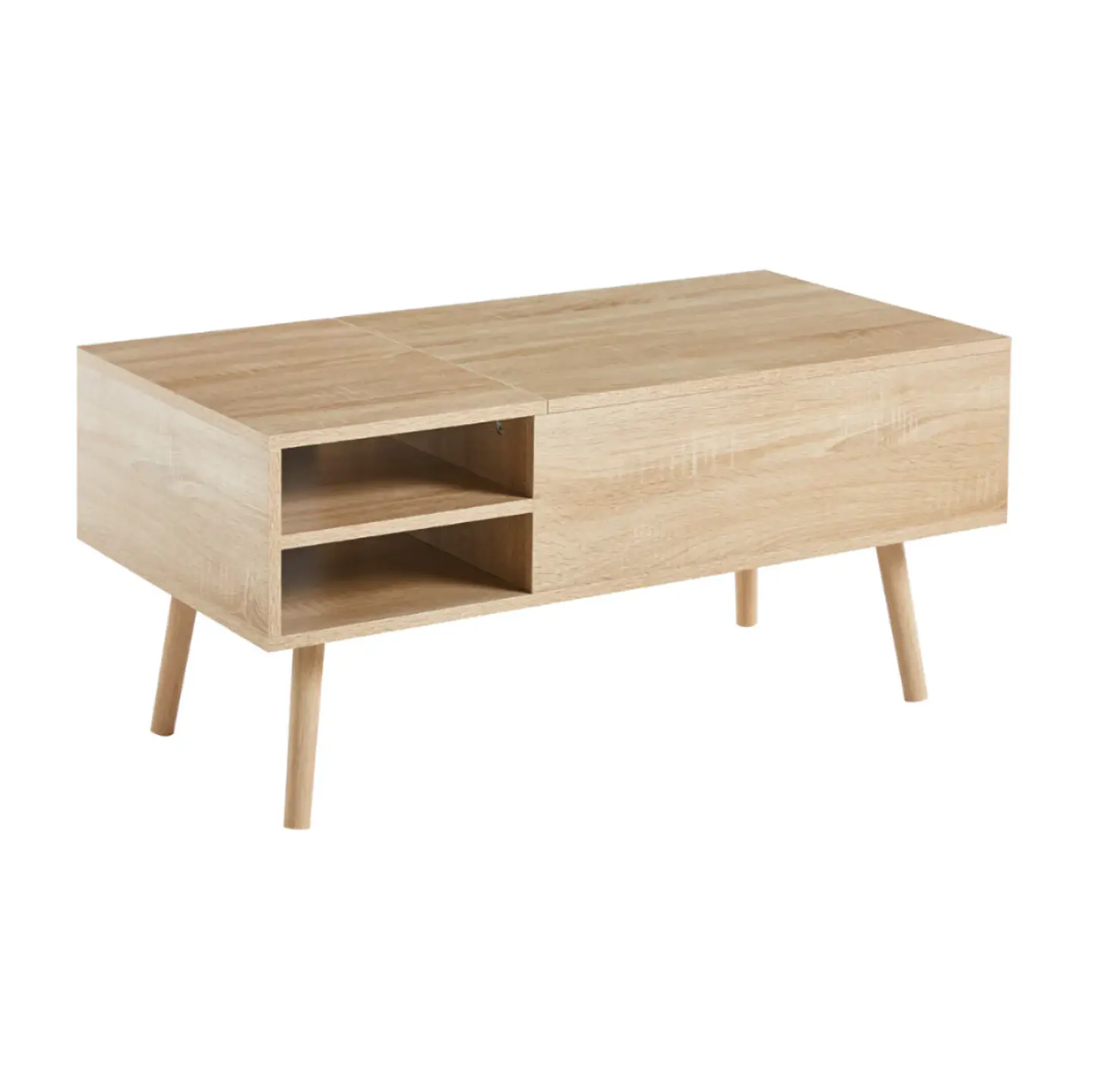 Mesa de Centro Minimal Multifuncional 100x50x45cm 2