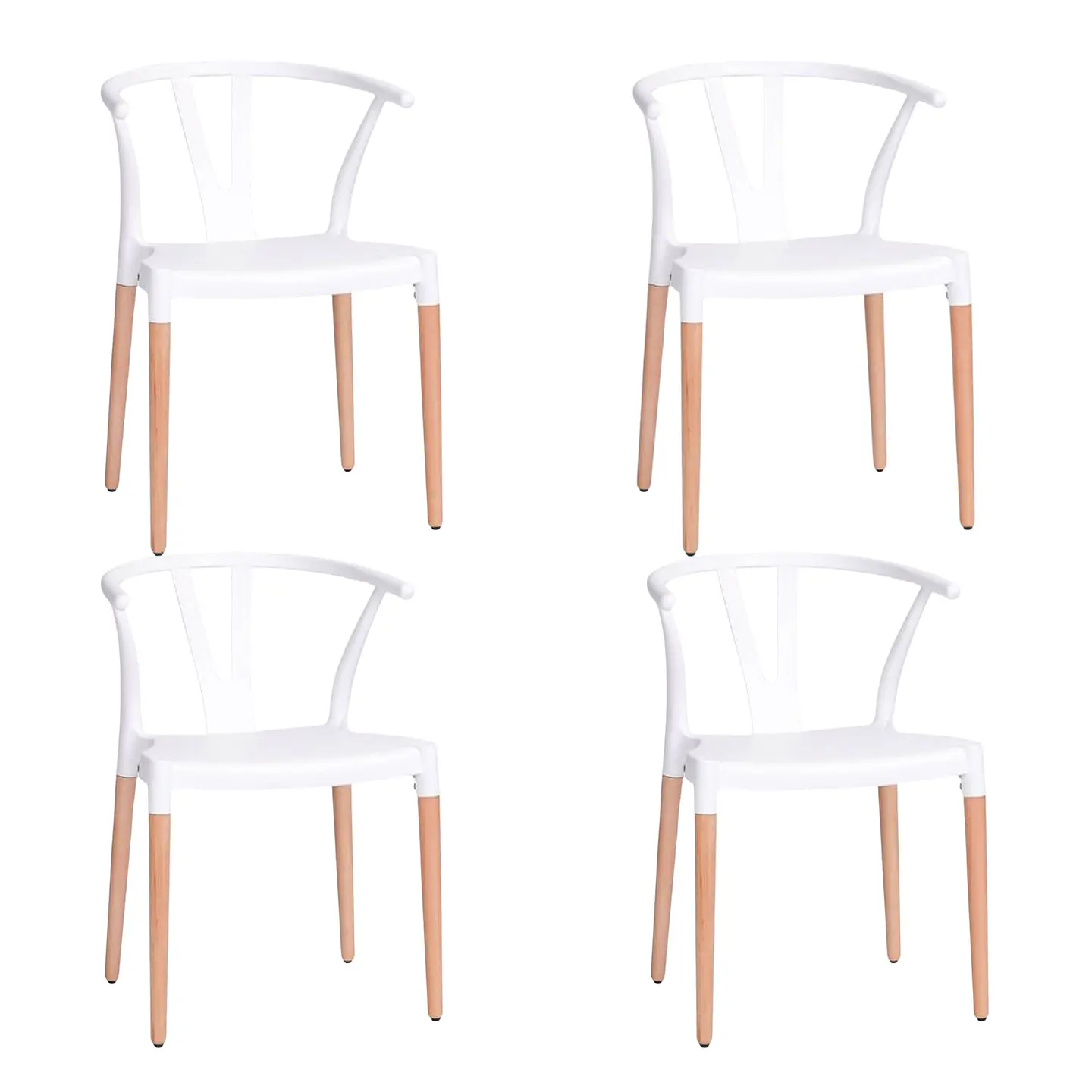Pack 4 Sillas Wishbone Basic 2