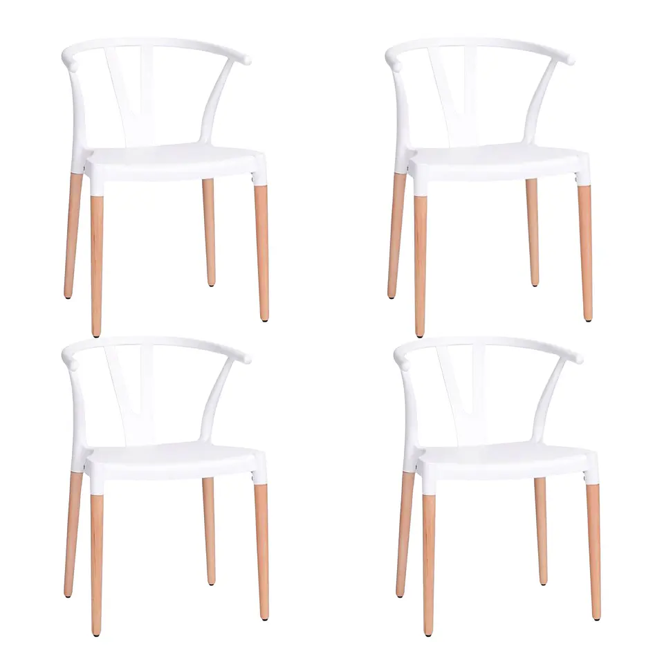 Pack 4 Sillas Wishbone Basic 2