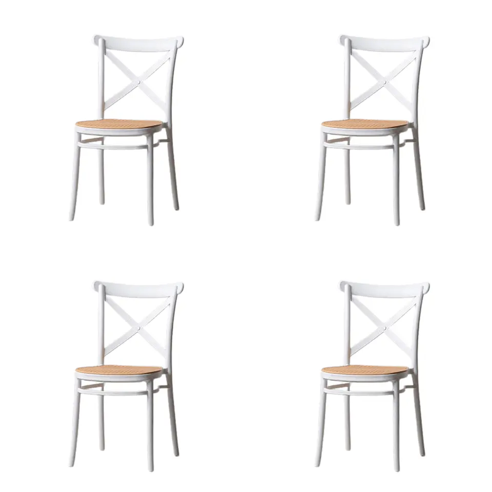 Pack de 4 Sillas Crossback Top  2