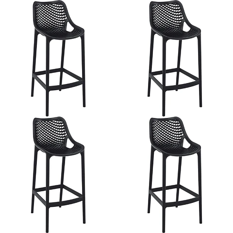 Pack de 4 Taburetes Euro Basic 65cm 