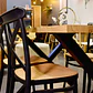 Set Comedor Xtable + Sillas Crossback Top Negro - Miniatura 5