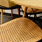 Set Comedor Eames Redondo 100cm Wood + 4 Sillas Crossback Top Negro  - Miniatura 6