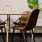 Set Comedor Eames Redondo 100cm Wood + 4 Sillas Eames Ecocuero Café  - Miniatura 2