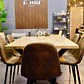 Set Comedor Xtable Wood + Sillas Eames Ecocuero Café - Miniatura 6