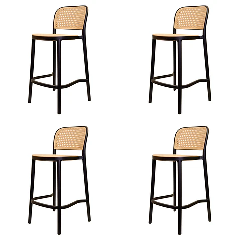 Pack 4 Taburetes Aia 65cm 