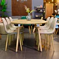Comedor Extensible Wood (100 - 140 -180 cm) + Sillas Eames Velvet - Miniatura 3