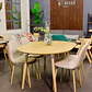 Comedor Extensible Wood (100 - 140 -180 cm) + Sillas Eames Velvet - Miniatura 6