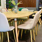 Comedor Extensible Wood (100 - 140 -180 cm) + Sillas Eames Velvet - Miniatura 8