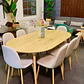 Comedor Extensible Wood (100 - 140 -180 cm) + Sillas Eames Velvet - Miniatura 9