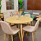 Comedor Extensible Wood (100 - 140 -180 cm) + Sillas Eames Velvet - Miniatura 13