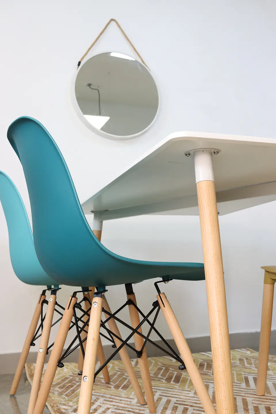 Mesa Rectangular Eames 120x80x75cm 11