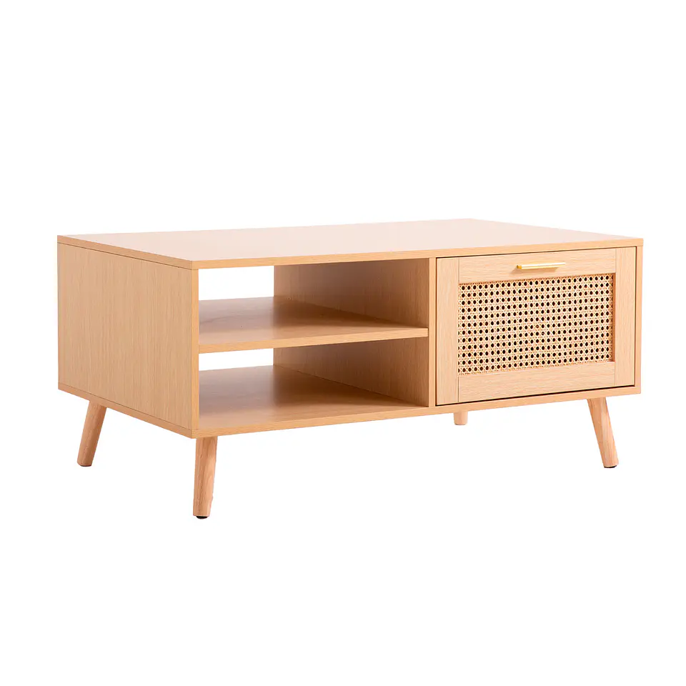 Mesa de Centro Antioquie Natural 100x45x60cm 2