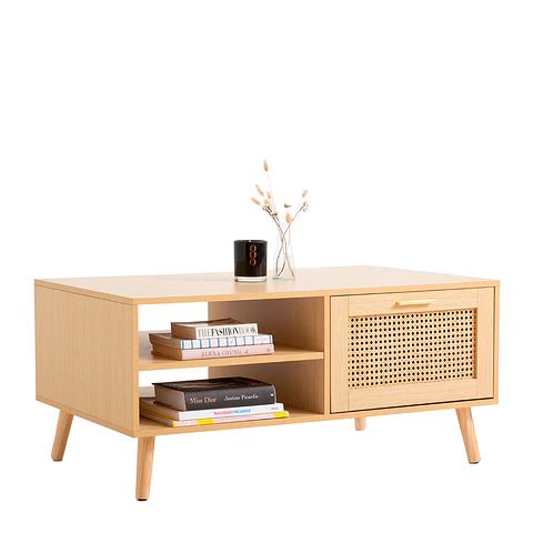 Mesa de Centro Antioquie Natural 100x45x60cm