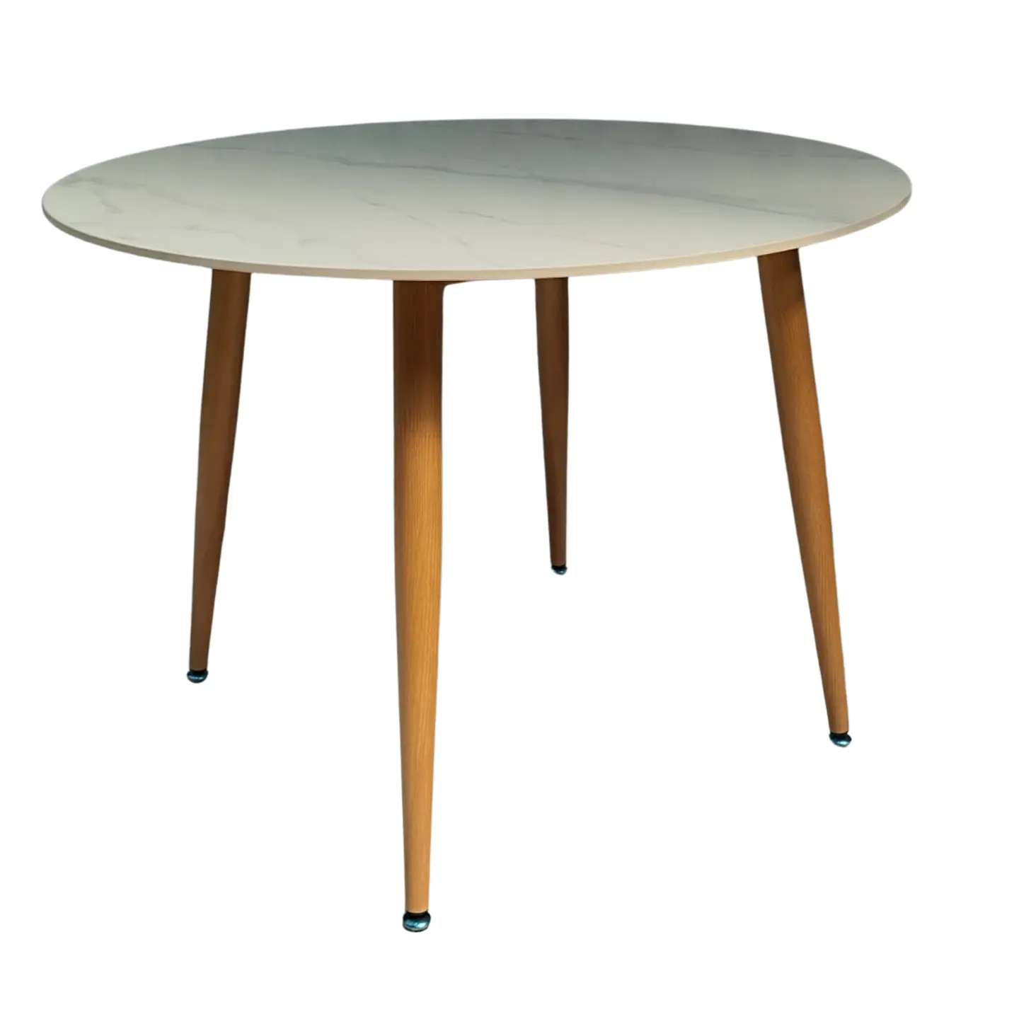 Mesa de Comedor Redonda de Cuarzo Calacatta Soft - (80cm, 100cm) 3