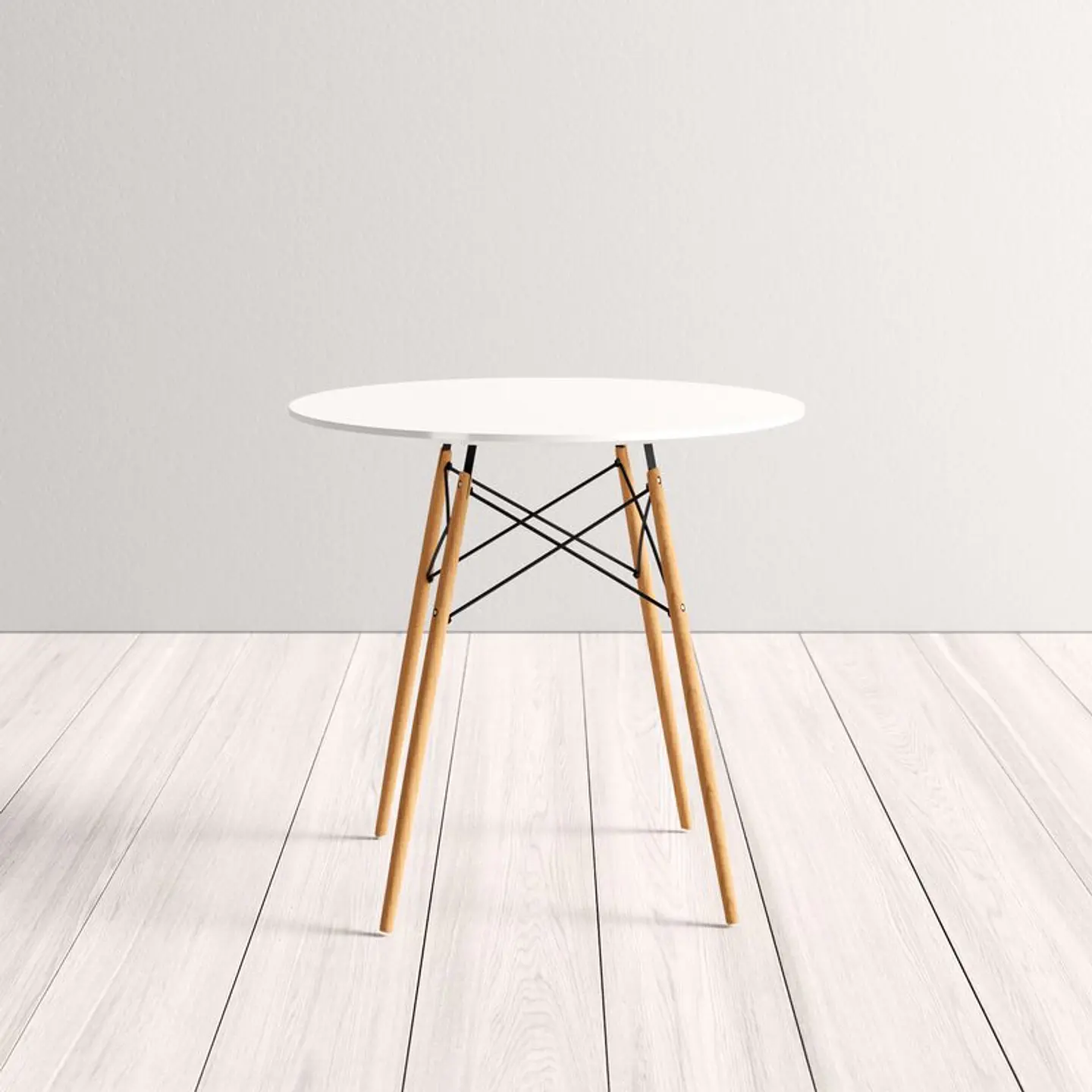 Mesa Eames Redonda 80cm de Diámetro 8