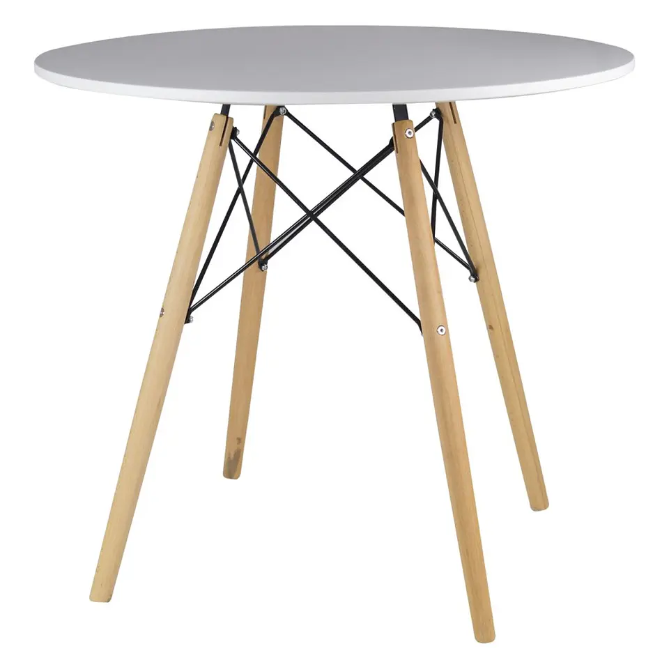 Mesa Eames Redonda 80cm de Diámetro 2