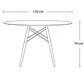 Mesa Eames Redonda 120cm de Diámetro - Miniatura 6