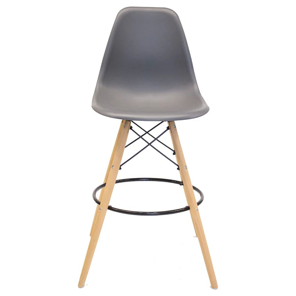 Taburete Eames Negro 69cm 10