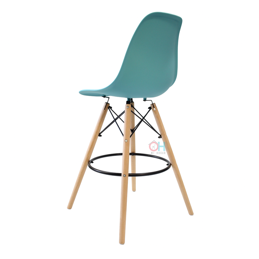 Taburete Eames Negro 69cm 25