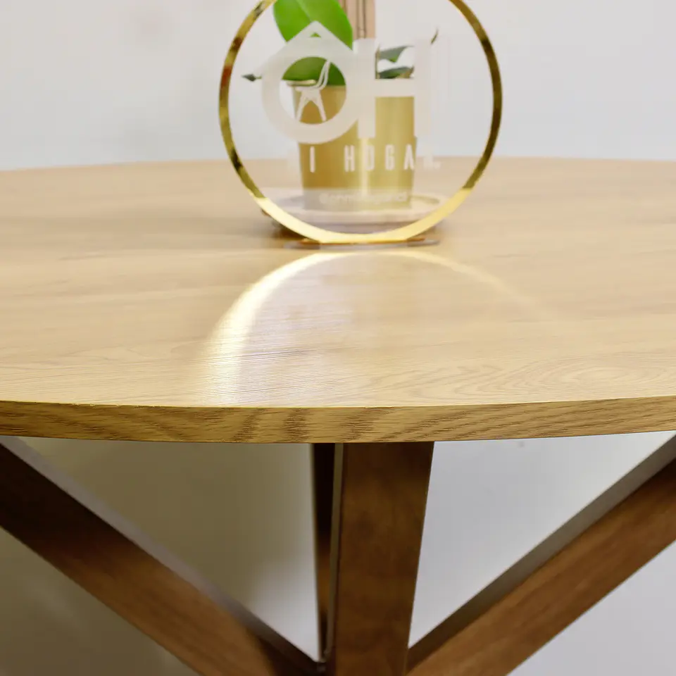 Mesa Redonda de Madera Ohmioh 100cm & 120cm 9