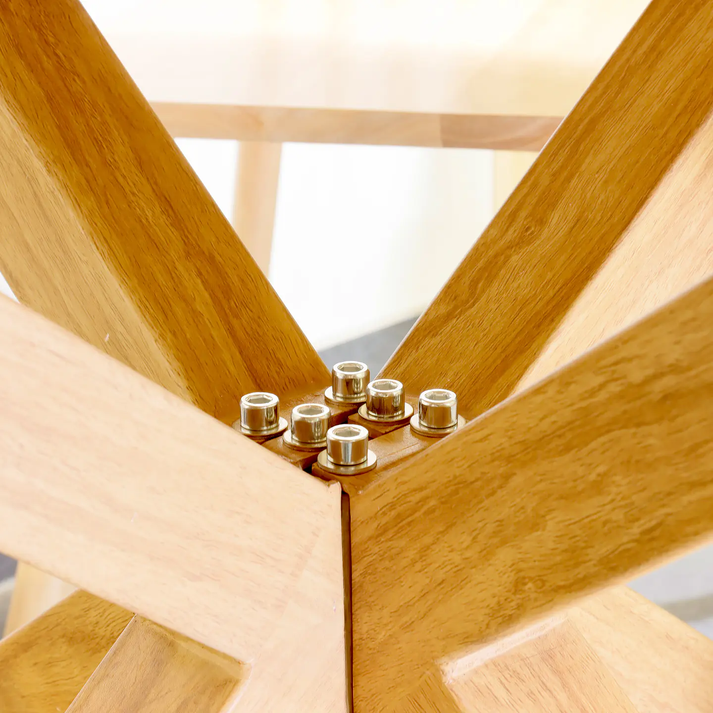 Mesa Redonda de Madera Ohmioh 100cm & 120cm 6