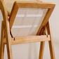 Silla de Comedor Plegable de Madera y Ratan Natural  - Miniatura 17