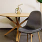 Set de Comedor Mesa Redonda Ohmioh Natural 120cm + Sillas Eames Velvet - Miniatura 5