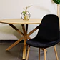 Set de Comedor Mesa Redonda Ohmioh Natural 120cm + Sillas Eames Velvet - Miniatura 8