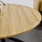 Set de Comedor Ohmioh Mesa Redonda Natural de 120 cm + 4 Sillas Plegables de Madera - Miniatura 15