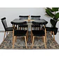 Comedor Rectangular Mesa Eames 120x80cm + Sillas Windsor - Miniatura 2