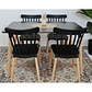 Comedor Rectangular Mesa Eames 120x80cm + Sillas Windsor - Miniatura 5