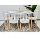 Comedor Rectangular Mesa Eames 120x80cm + Sillas Windsor - Miniatura 3