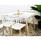 Comedor Rectangular Mesa Eames 120x80cm + Sillas Windsor - Miniatura 10
