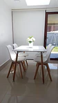 Set Juego de Comedor Mesa Rectangular 120x80cm + Sillas Oak Acolchadas - Miniatura 17
