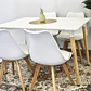 Set Juego de Comedor Mesa Rectangular 120x80cm + Sillas Oak Acolchadas - Miniatura 18