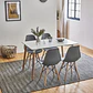 Set Juego de Comedor Mesa Eames Rectangular 120x80cm + Sillas Eames Clásicas - Miniatura 10