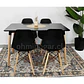 Set Juego de Comedor Mesa Eames Rectangular 120x80cm + Sillas Eames Clásicas - Miniatura 13