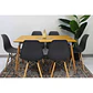 Set Juego de Comedor Mesa Eames Rectangular 120x80cm + Sillas Eames Clásicas - Miniatura 1